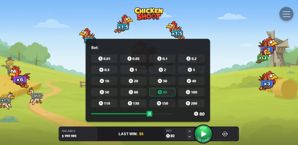 Chicken Shoot Demo Game